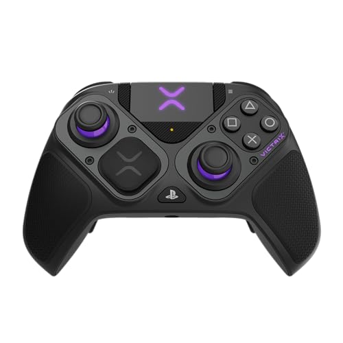 PDP Victrix Pro BFG Wireless Gaming Controller for Playstation 5 / PS5, PS4, PC, Modular Esports Gamepad, Remappable Buttons, Customizable Triggers/Paddles/D-Pad/Fightpad, PC App, Black